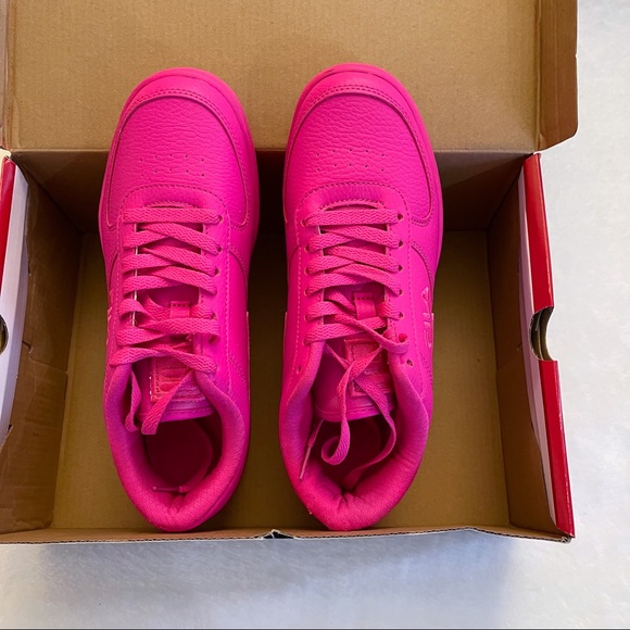 Hot Pink Fila A-1 Sneakers - Picture 5 of 7